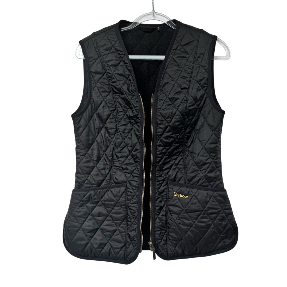 BARBOUR Quilted Fleece Betty‎ Liner Vest, Size 4